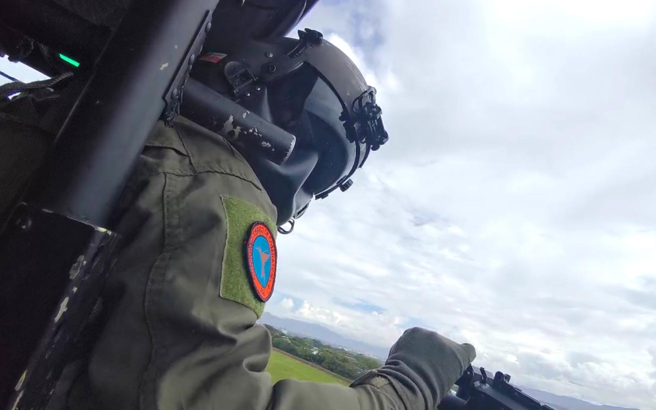 Aeronaves fueron desplegadas en los departamentos de Huila, Tolima y Cundinamarca