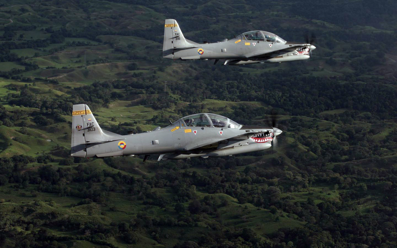 Fuerza Aeroespacial engalana el cielo de Bogotá y Santa Marta este 20 de julio