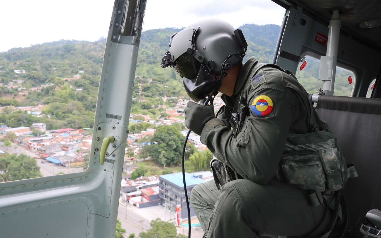 Balance operacional: aeronaves sobrevolaron durante las fiestas sampedrinas en 16 municipios 