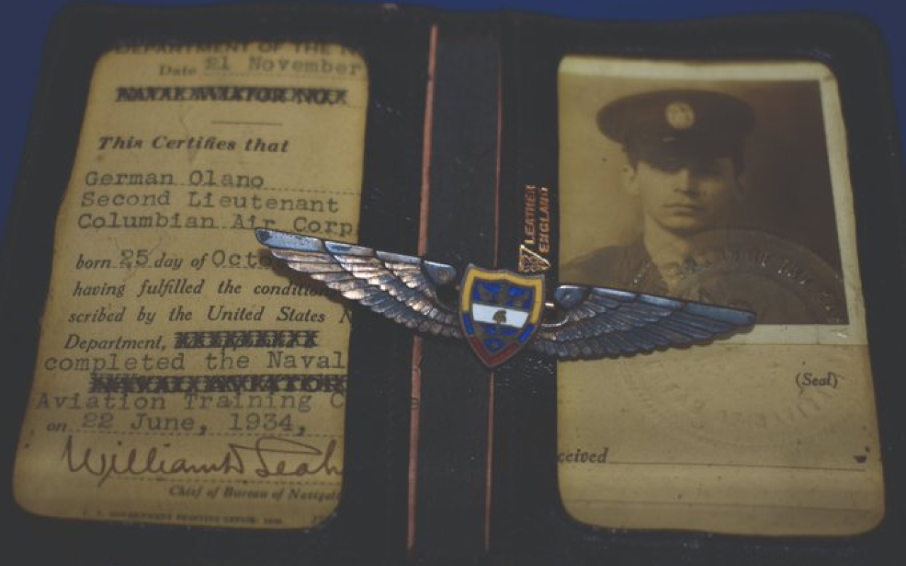 90 años del fallecimiento del Capitán Germán Olano, pionero de la aviación colombiana