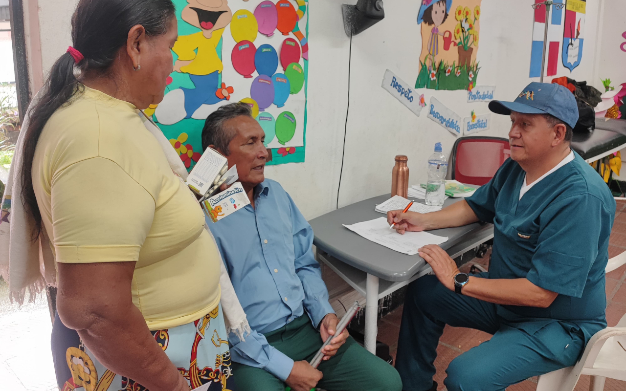 Habitantes de Inírida recibieron atención médica especializada