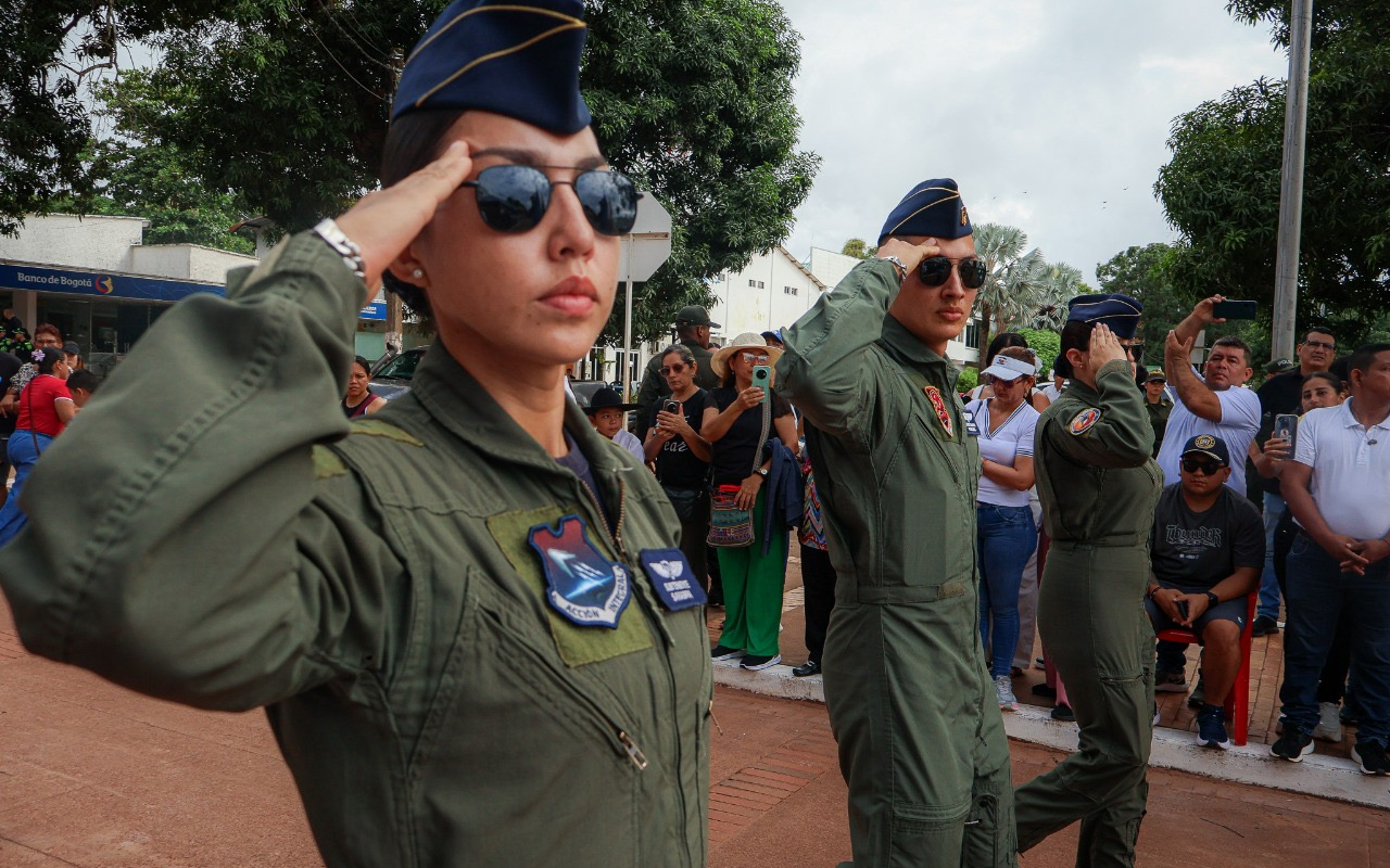 La capital del vichada respiró honor y compromiso celebrando la libertad