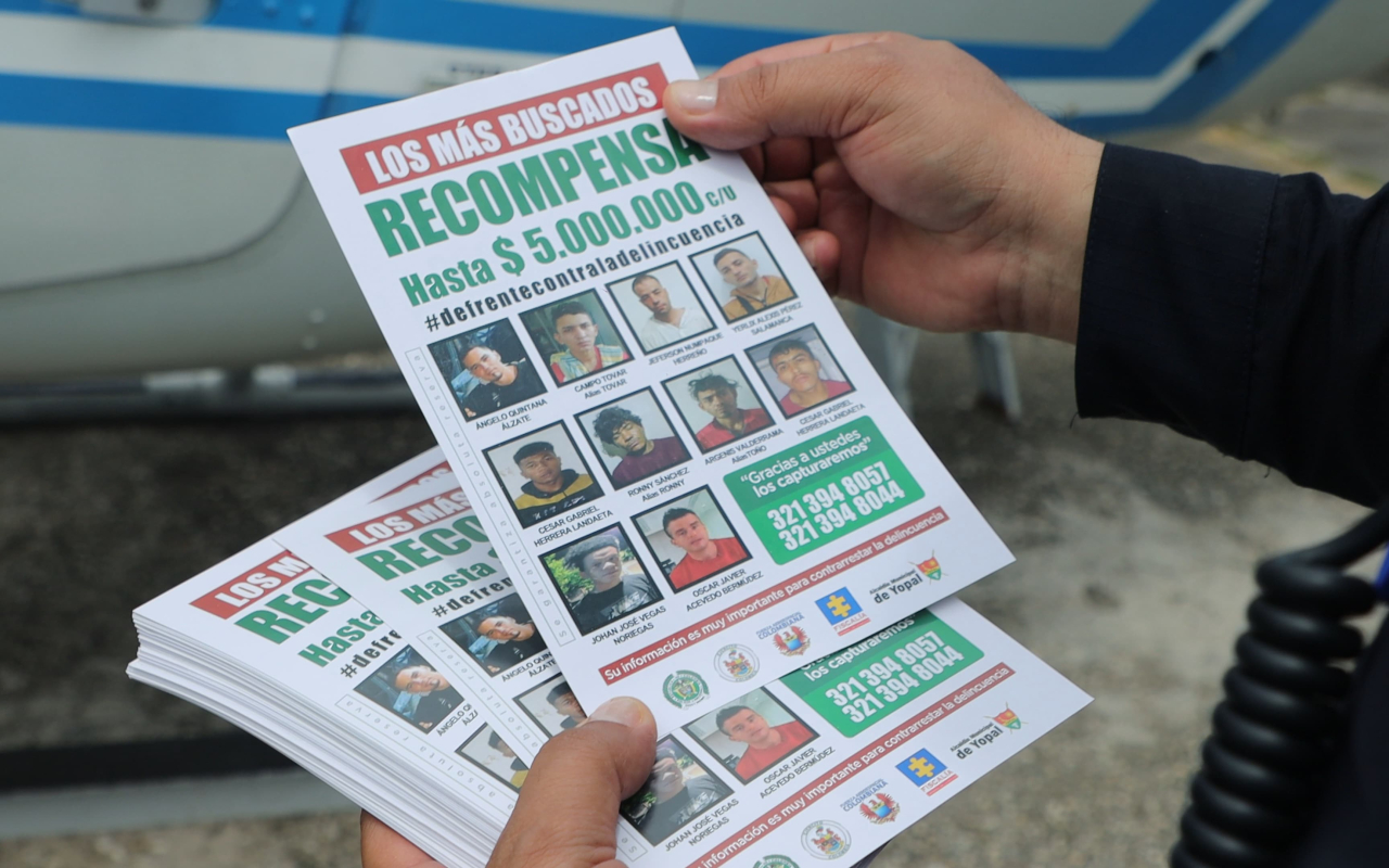 Más de 8.000 volantes de los más buscados fueron lanzados en Casanare