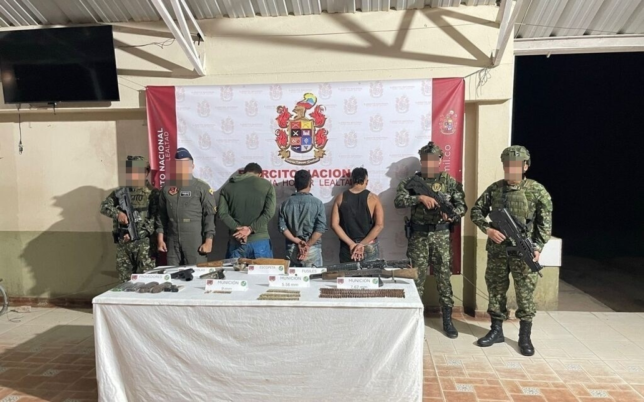 Capturados tres integrantes del Clan del Golfo en Bolívar