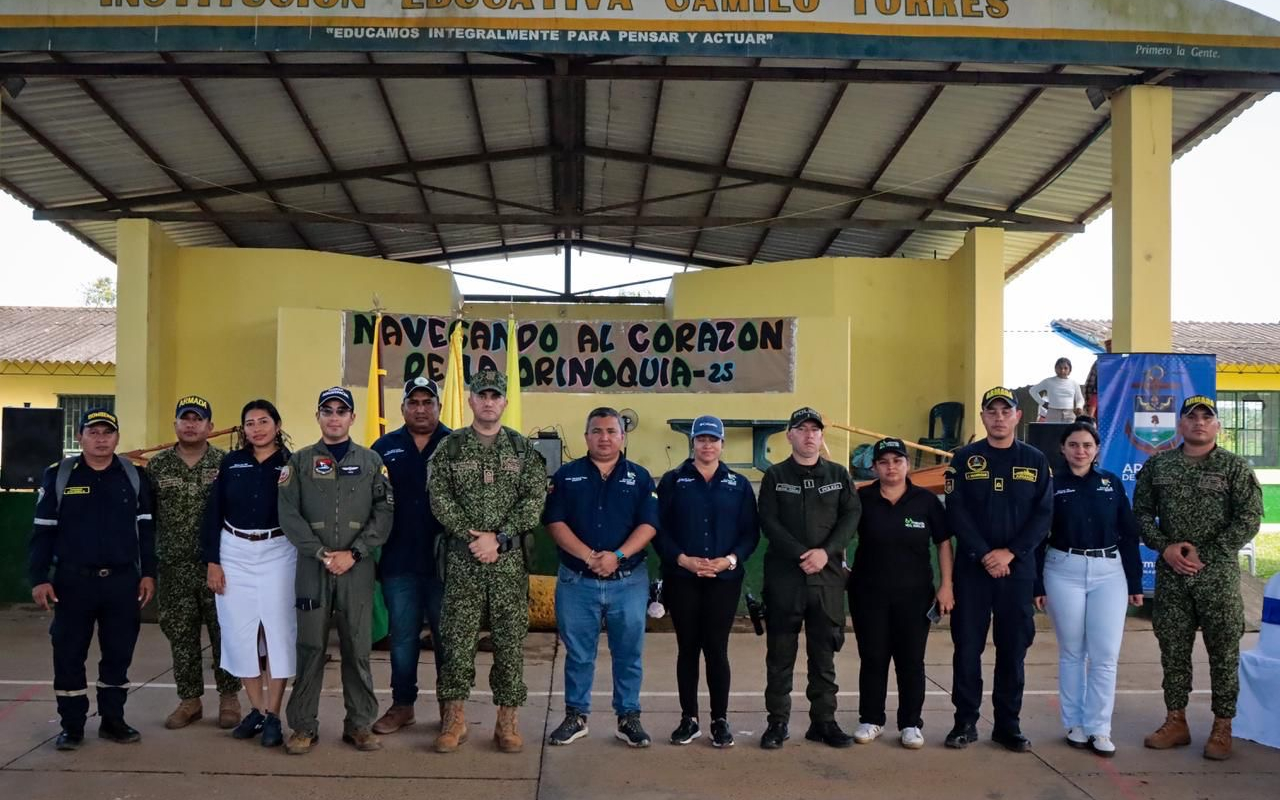 Proyección social y acercamiento institucional en Santa Rosalía, Vichada