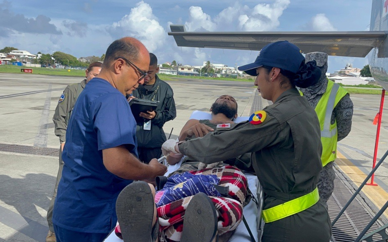 Traslado aeromédico de paciente desde Providencia hasta San Andrés