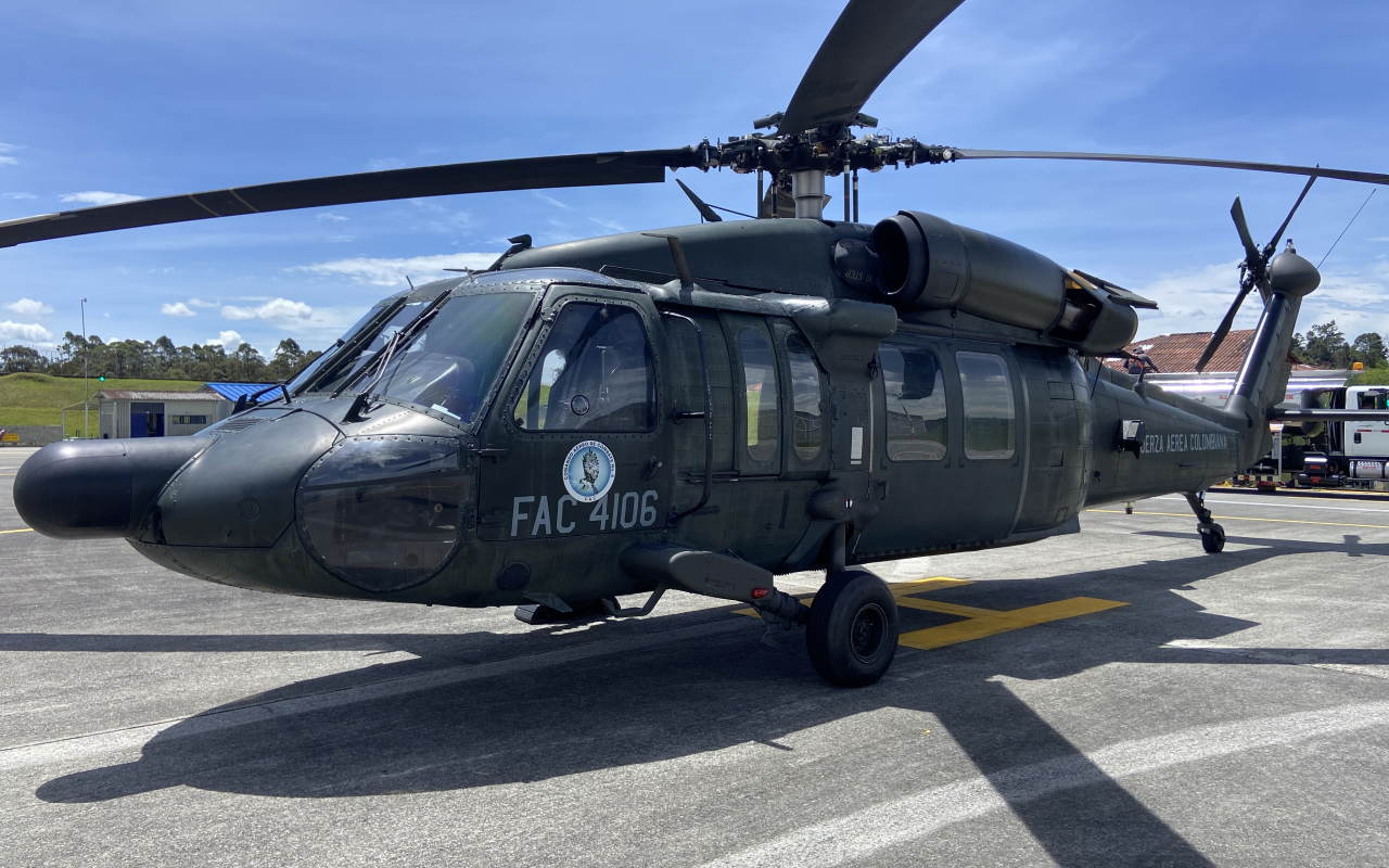 La FAC reactiva el helicóptero FAC 4106 y fortalece su flota UH-60