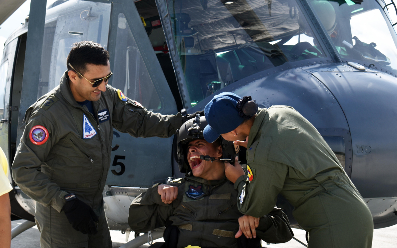 Miguel Ángel cumplió un gran sueño: ser piloto de su Fuerza Aeroespacial