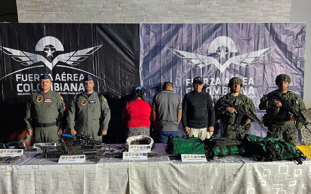Capturas e incautación de material de guerra perteneciente a la “Segunda Marquetalia”