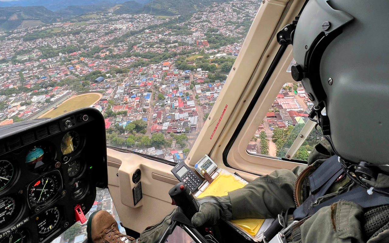  Operaciones aéreas fortalecen la seguridad durante los comicios en el suroriente colombiano