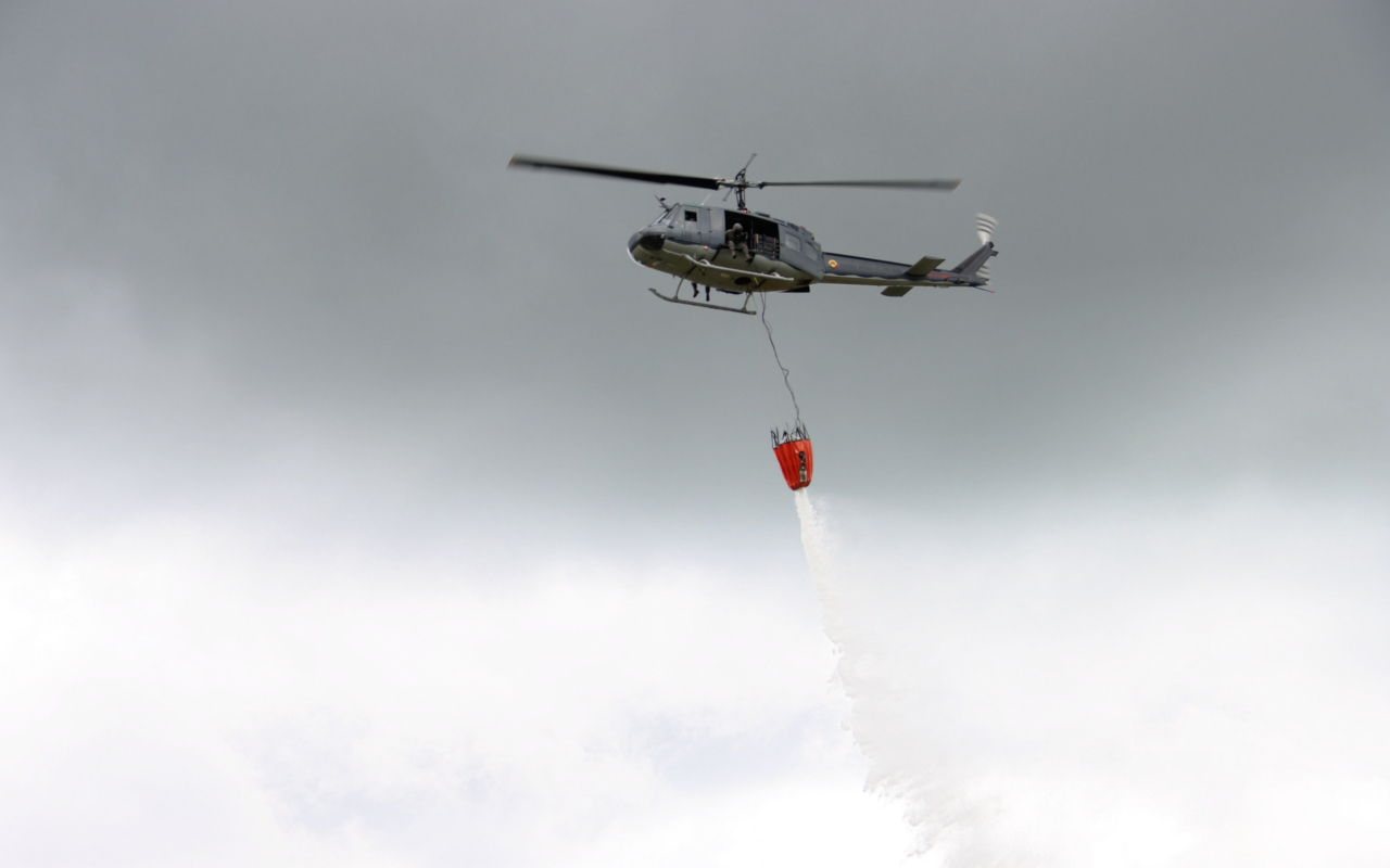 Entrenamiento aéreo fortalece capacidad de respuesta inmediata ante emergencias ambientales