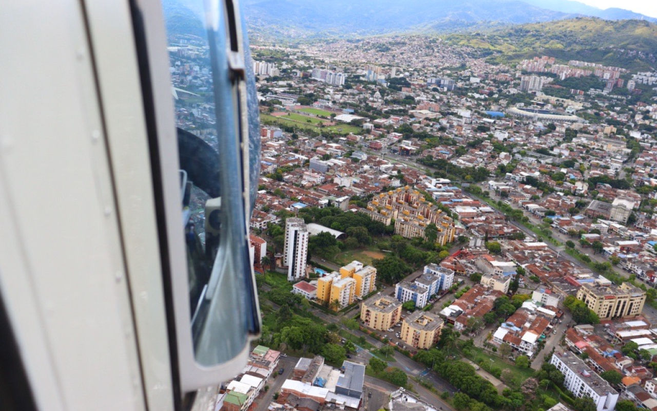 Vigilancia aérea fortaleció la seguridad durante elección de Consejos de Juventud 