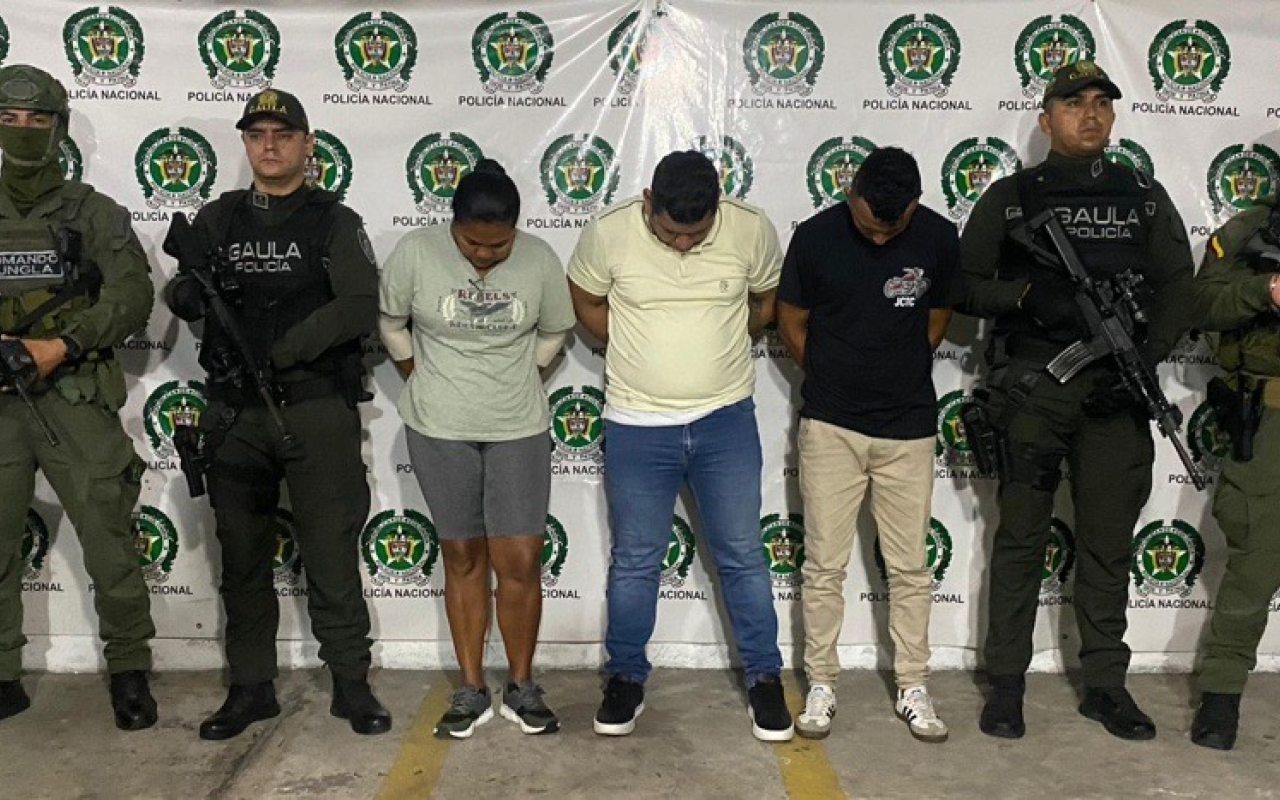 Capturados tres presuntos cabecillas del Clan del Golfo en Atlántico
