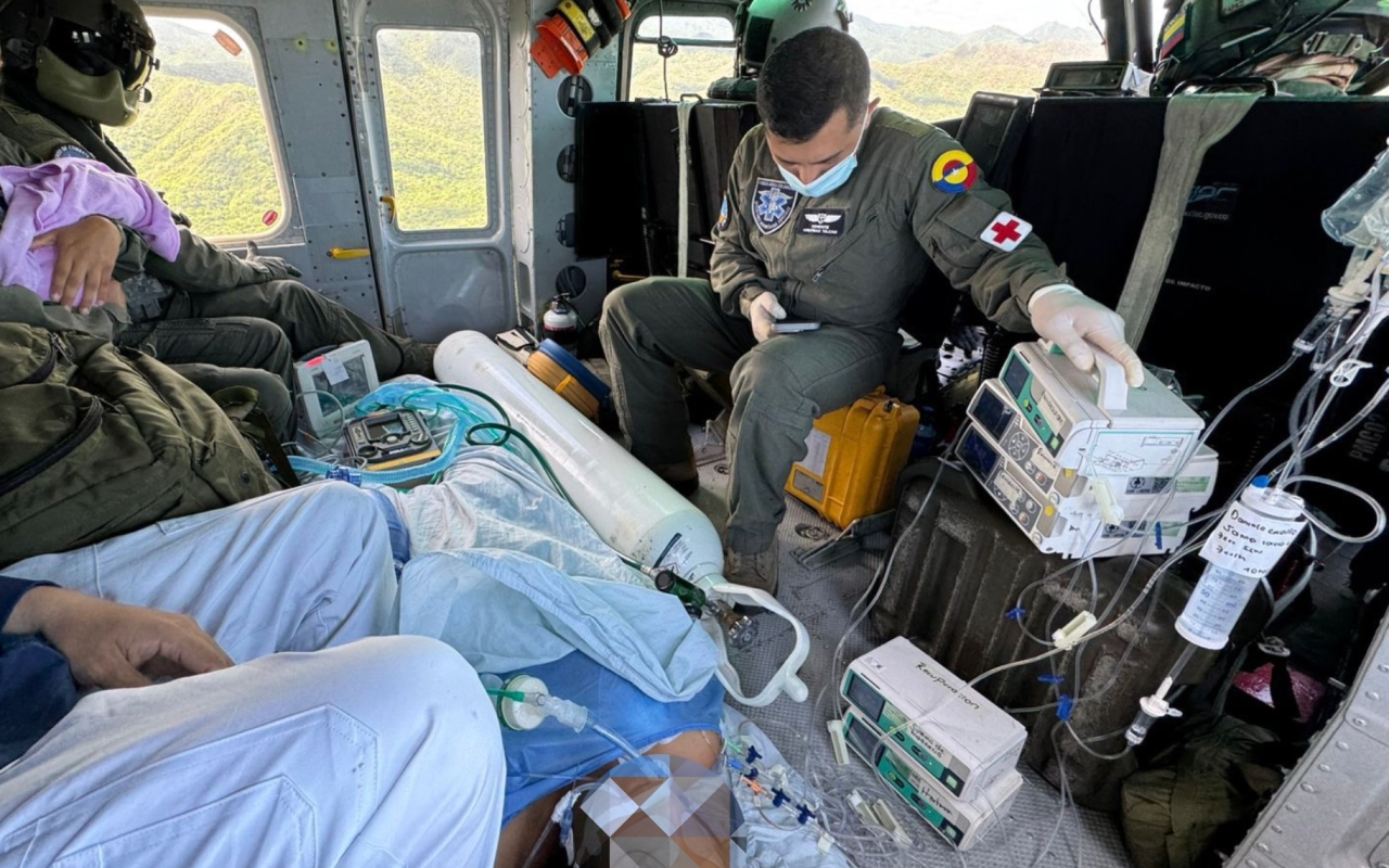 Evacuación aeromédica permitió traslado de menor con complicaciones médicas en La Guajira