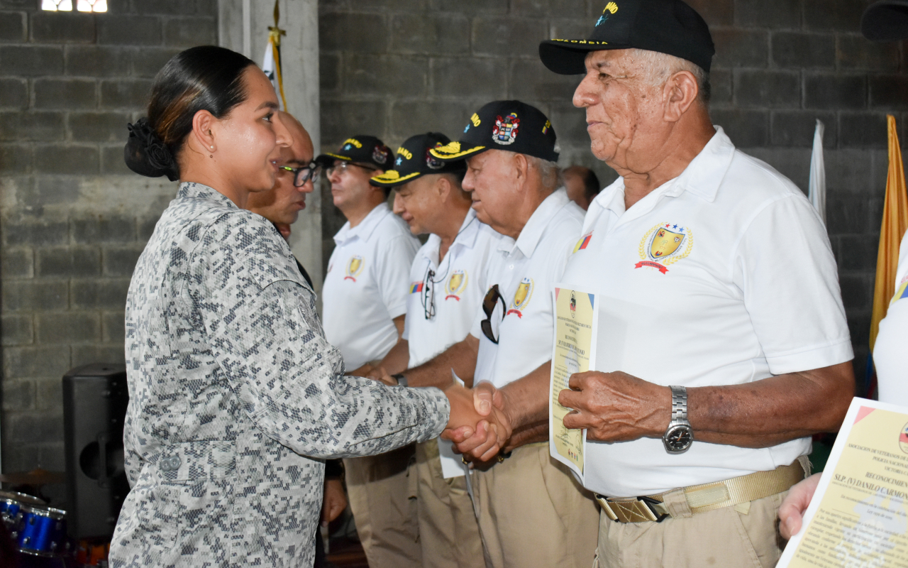 Veteranos recibieron importante reconocimiento en La Victoria, Caldas