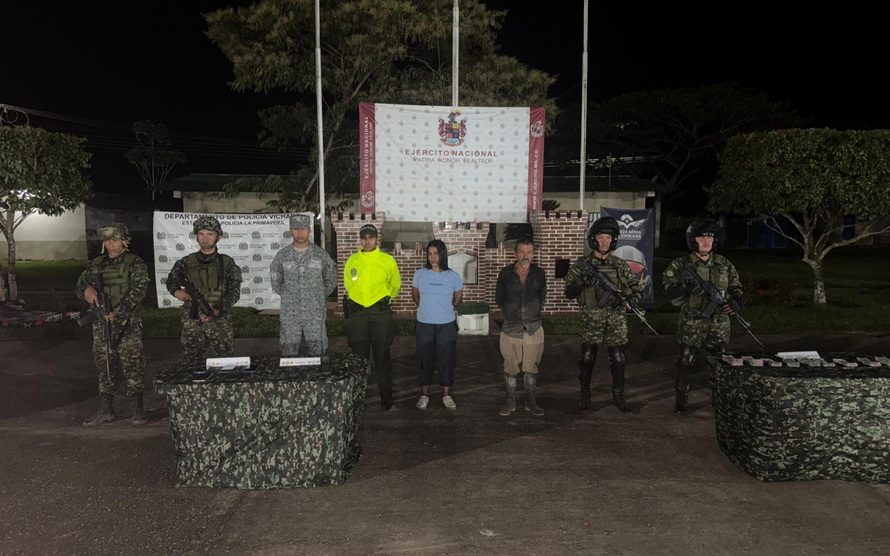 Capacidades aéreas y terrestres aseguran incautación de estupefacientes en el Vichada