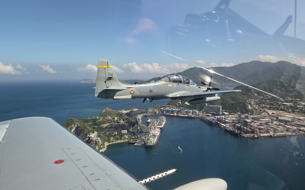 Seguridad aérea para la Cumbre CELAC en Santa Marta 