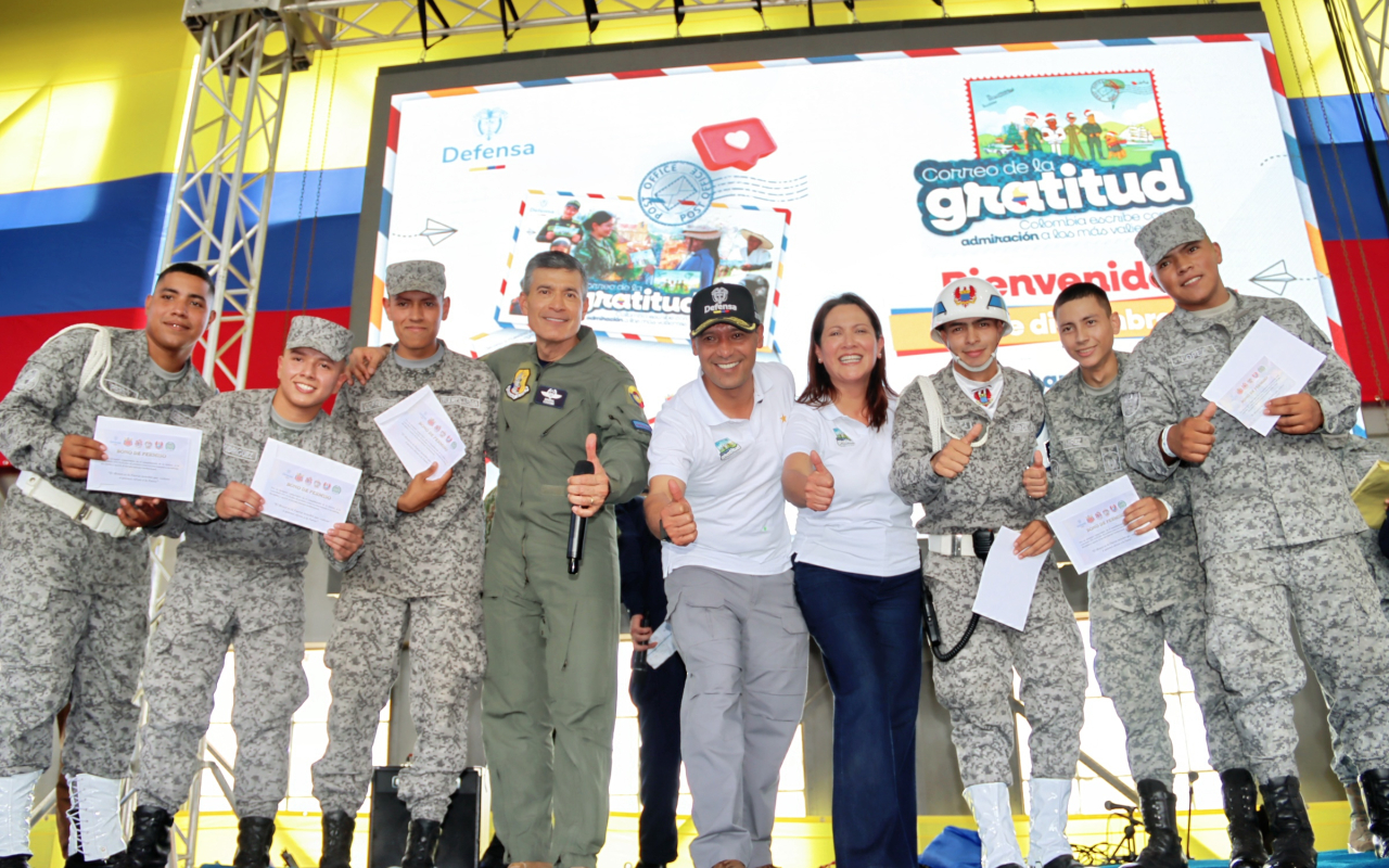 Correo de la Gratitud: Colombia rinde homenaje a la Fuerza Pública