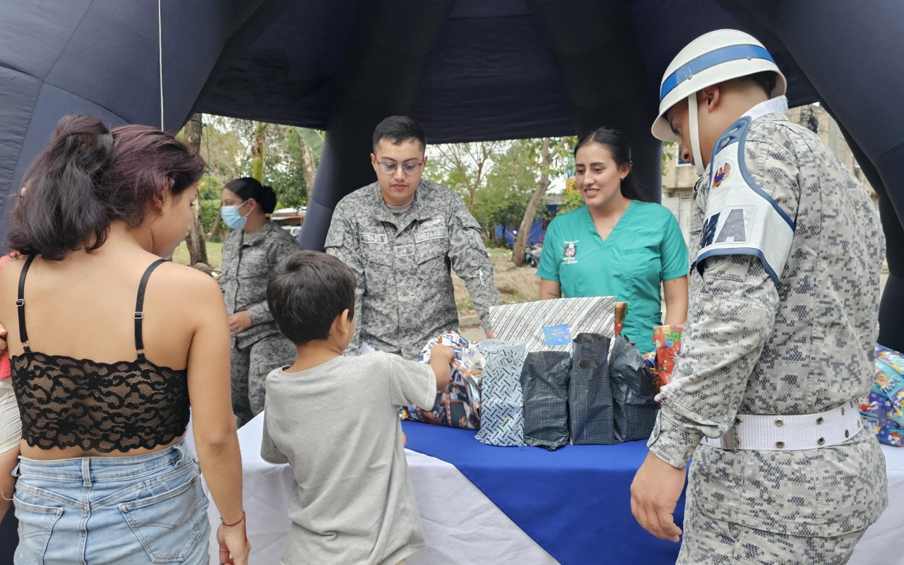 Operación Gratitud entrega más de 480 regalos en Yopal