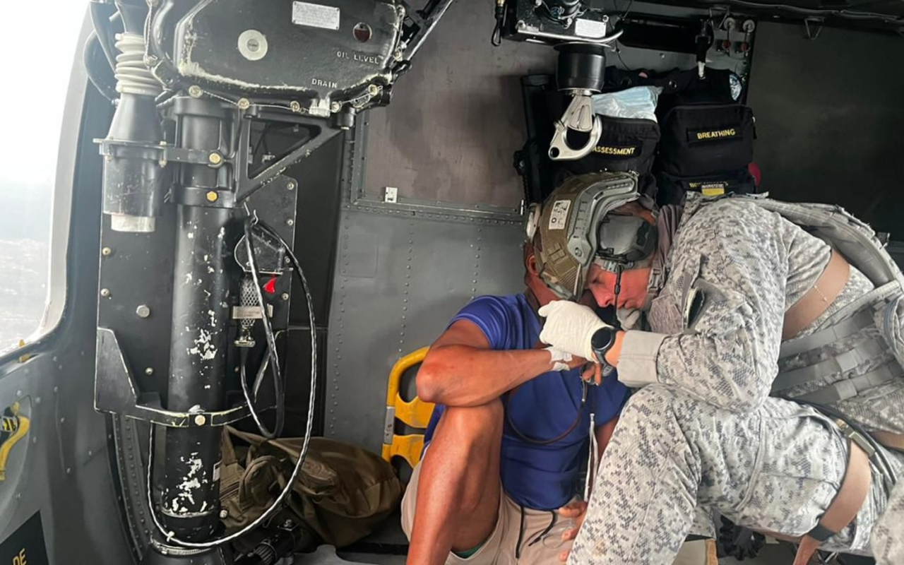 Misión humanitaria permitió evacuación aeromédica en zona rural del Chocó