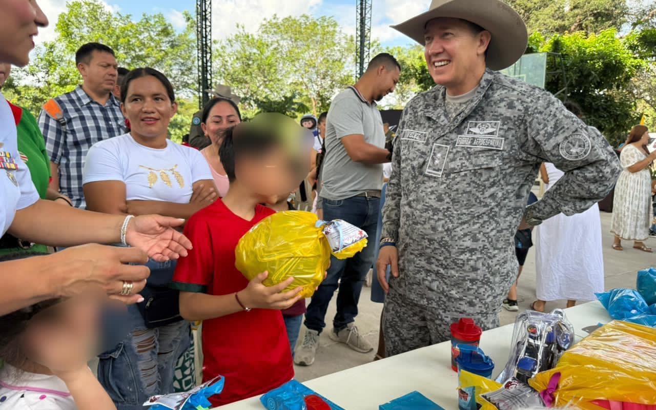 Se adelantó la navidad en la vereda Bella Suiza de Villavicencio