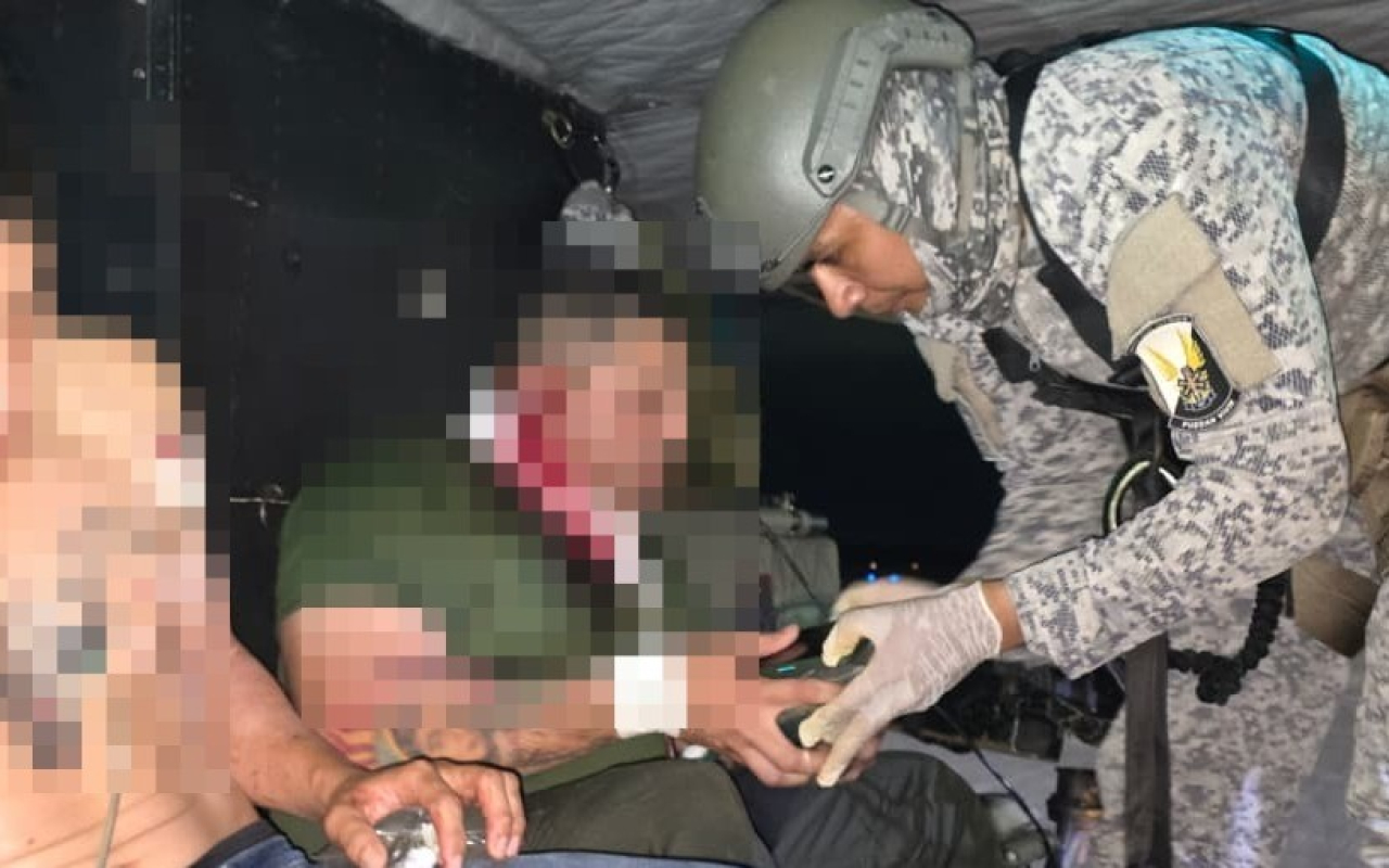 Traslado aéreo permitió atención médica a heridos en Cartagena del Chairá, Caquetá