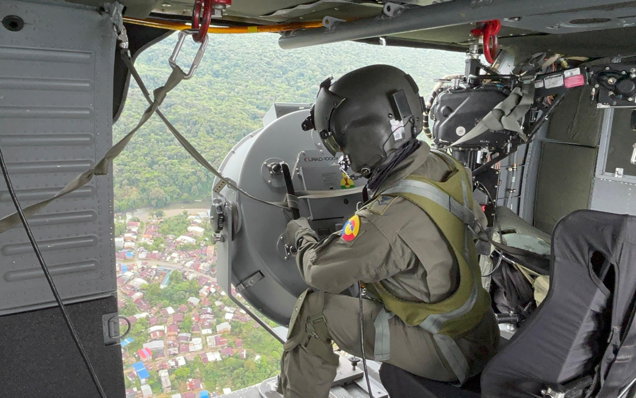 Mediante Operación de Información aérea en Chocó es fortalecida la seguridad regional