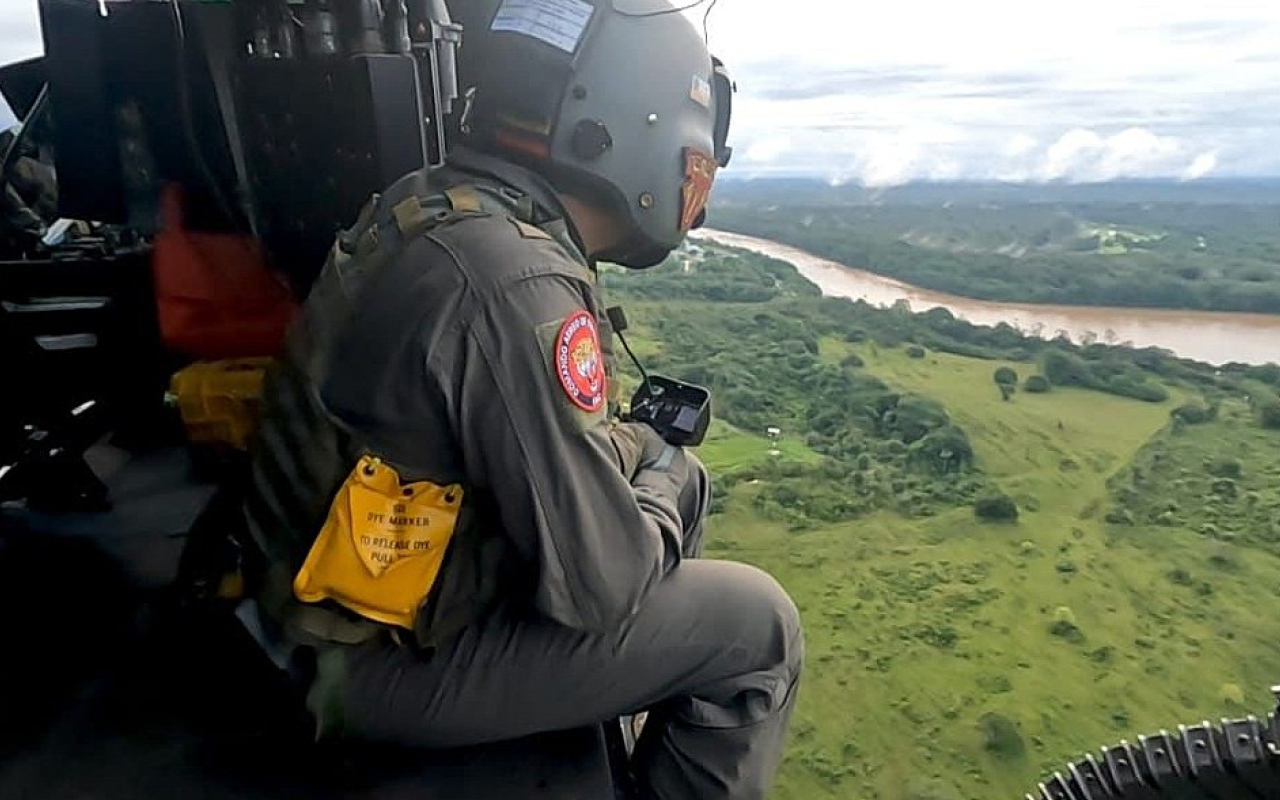 Sobrevuelos de seguridad acompañan a población en Caquetá en  cambio de año