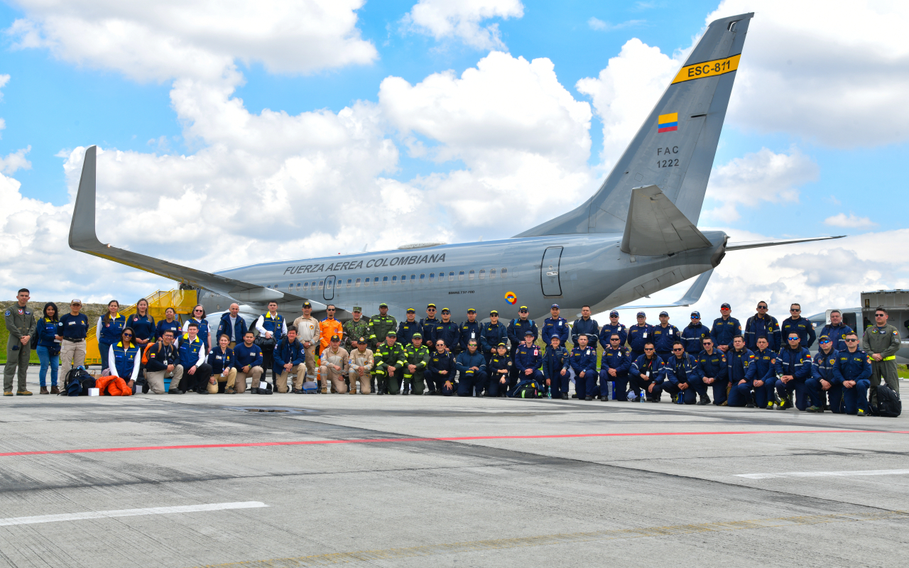 Colombia avanza en estándares internacionales de búsqueda y rescate