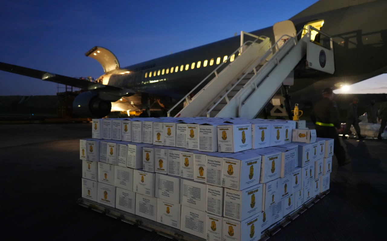 Fuerza Aeroespacial Colombiana de la mano con familias damnificadas en Córdoba 