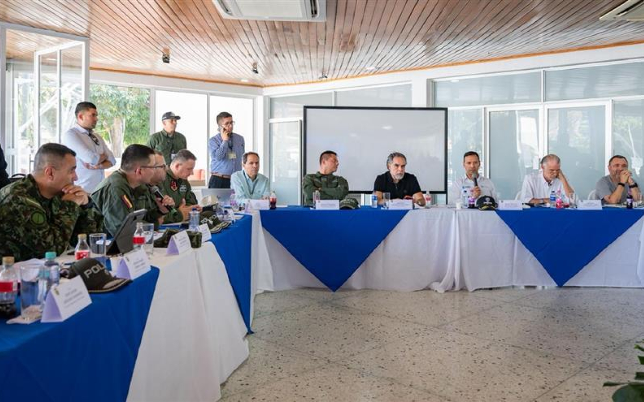 Reunión Estratégica de Seguridad Ciudadana en el Atlántico