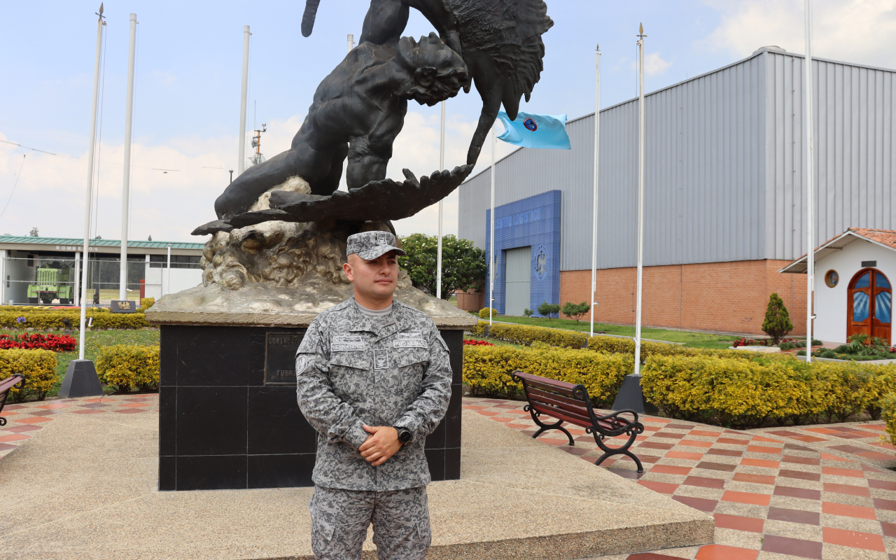 Vocación que se convierte en proyecto de vida: Suboficial Diego Hernández