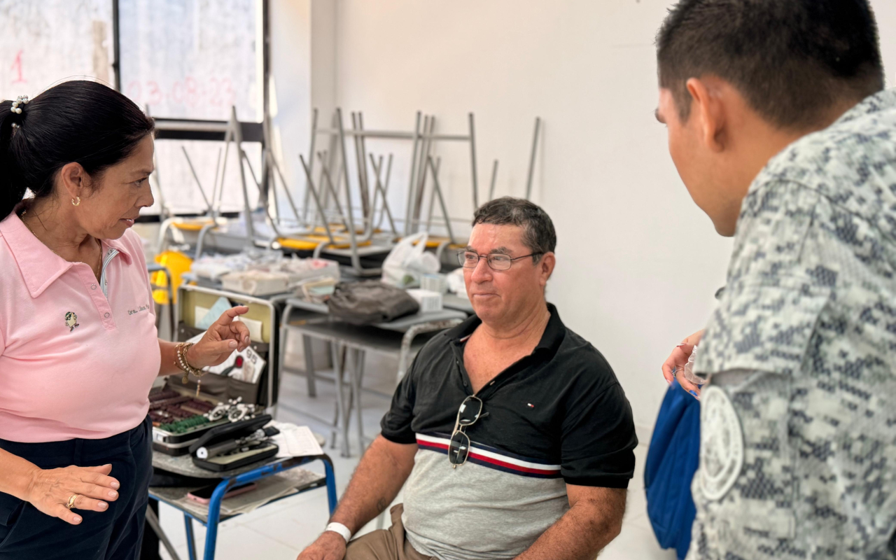 Más de 1.700 personas beneficiadas en actividad humanitaria en Leticia, Amazonas