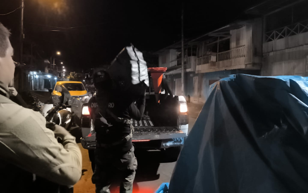 En operación binacional se incautan 884 kilos de marihuana en el río Amazonas