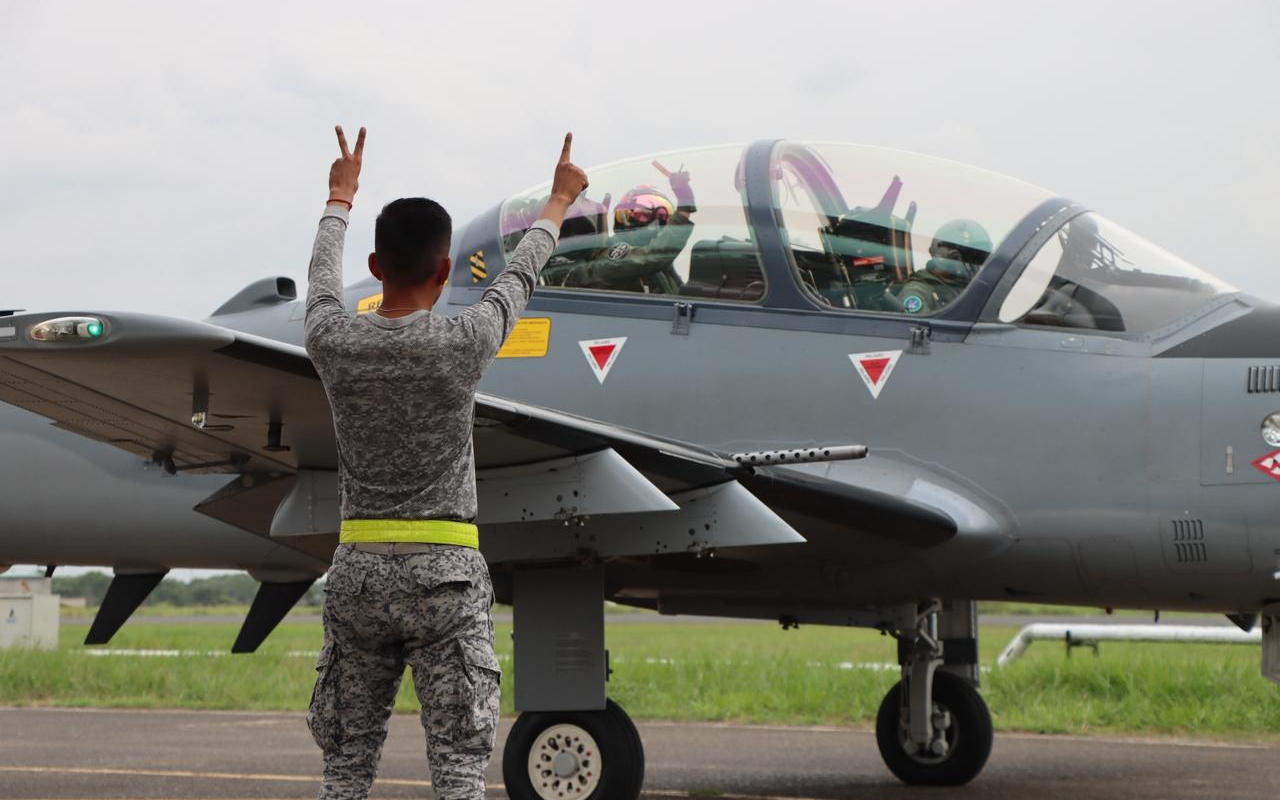 Fuerza Aeroespacial desplegada durante los comicios de este 8 de marzo