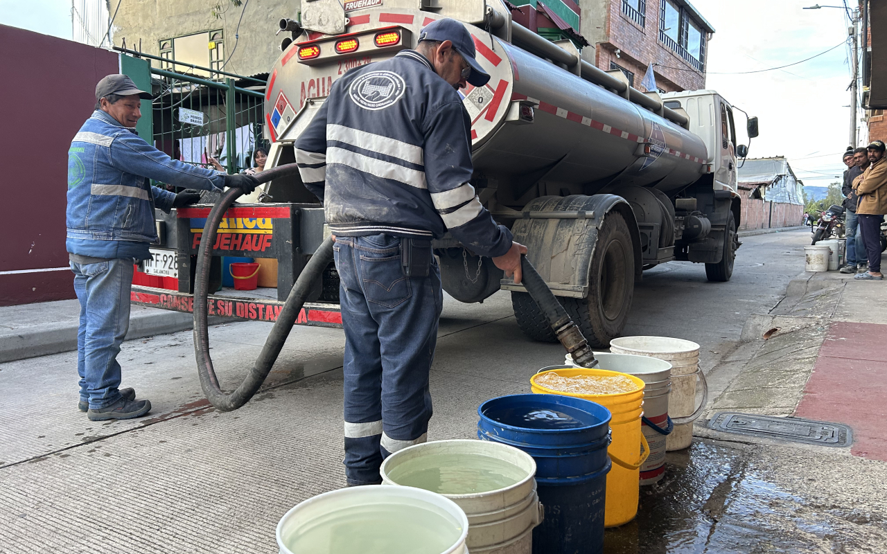 Vereda Puente Piedra recibió abastecimiento de agua tras daño en pozos profundos