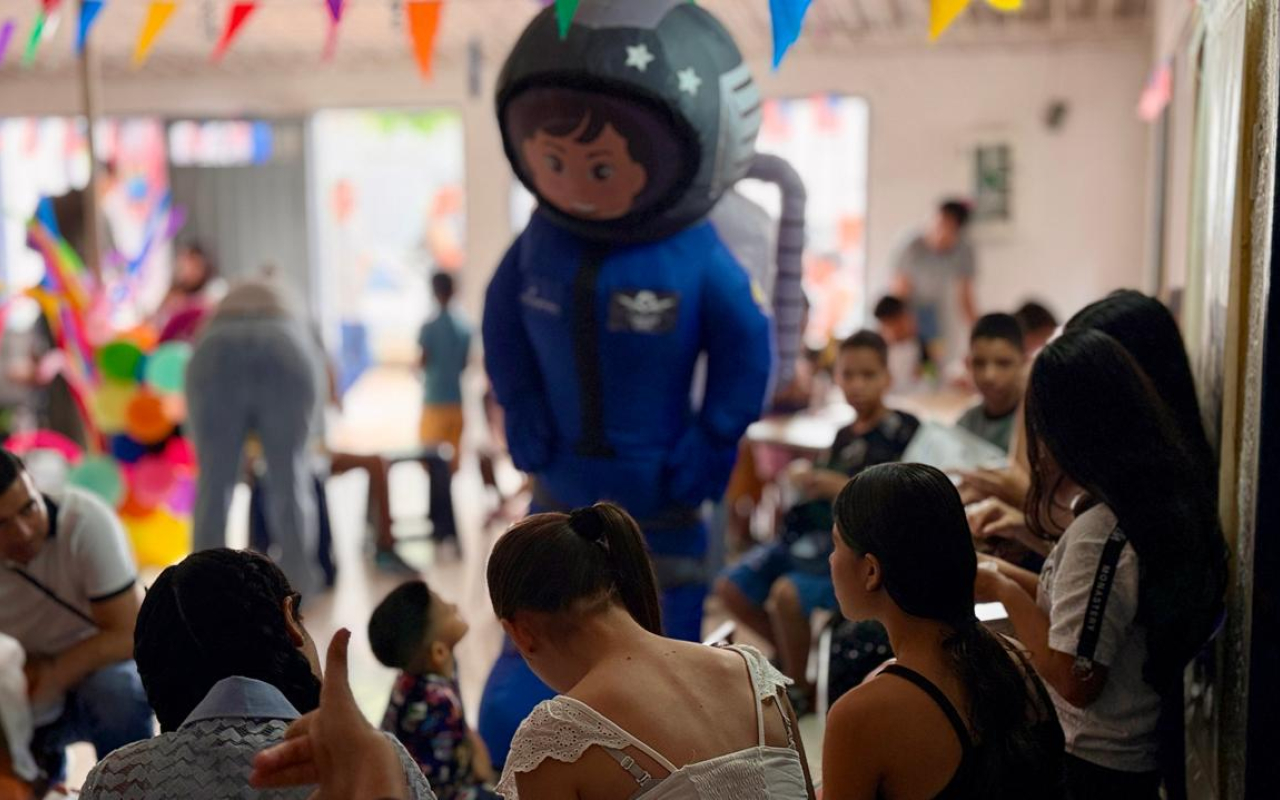 Con actividades recreativas y acompañamiento, se fortalecieron lazos comunitarios en Melgar