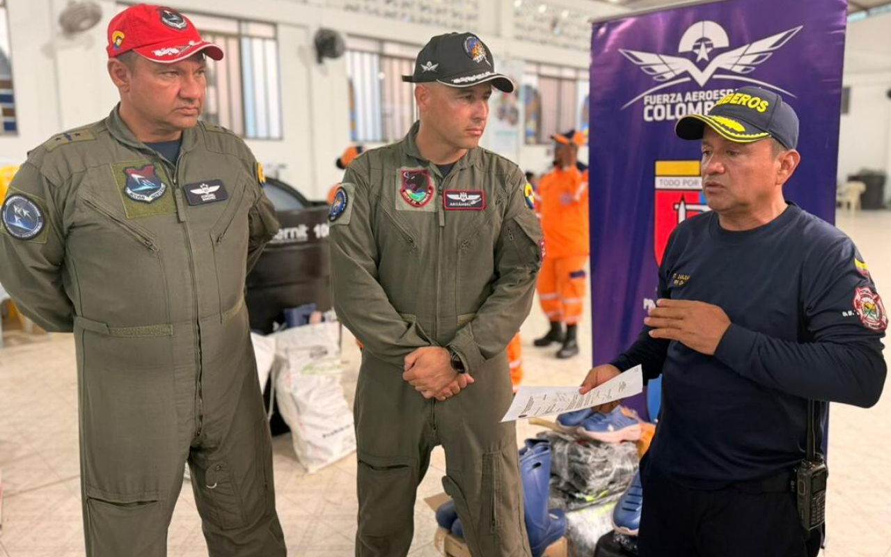 La solidaridad llegó por aire a Puerto Leguízamo, Putumayo