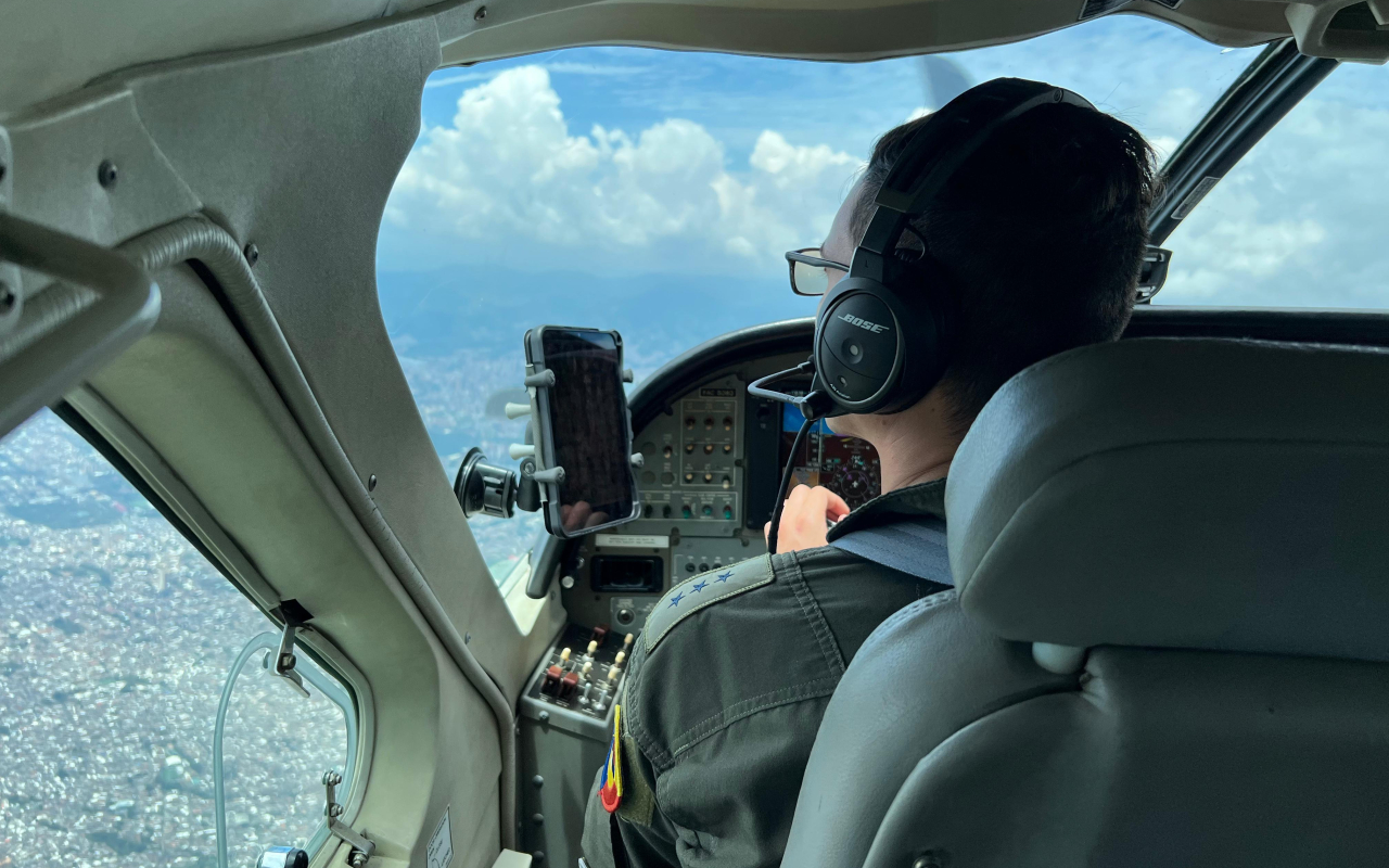 Operaciones de vigilancia aérea ejecutadas en Antioquia durante la Semana Santa