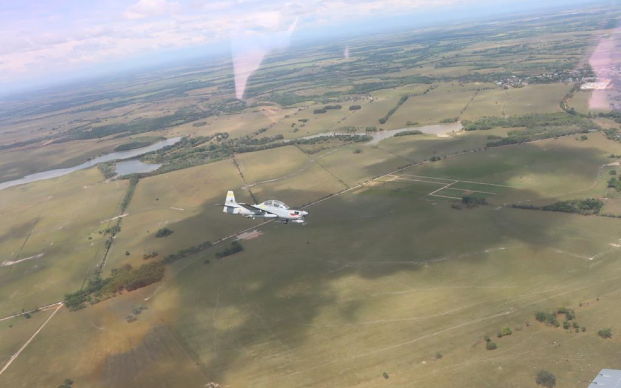 Vigilancia aérea fortalece el retorno seguro desde los Llanos Orientales