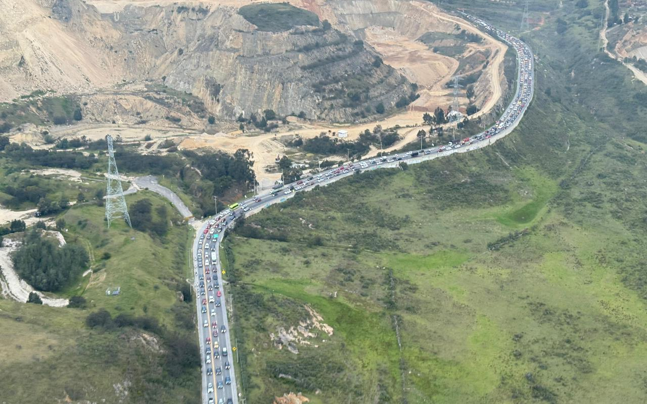 Desde el aire reforzamos seguridad del “Plan retorno” Semana Santa en Bogotá