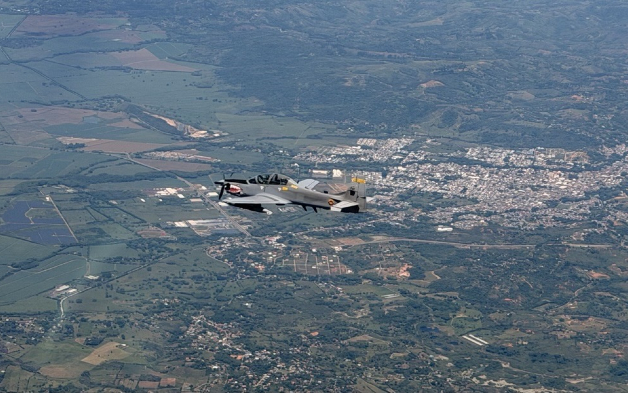 Vigilancia aérea refuerza seguridad en el suroccidente del país durante Semana Santa