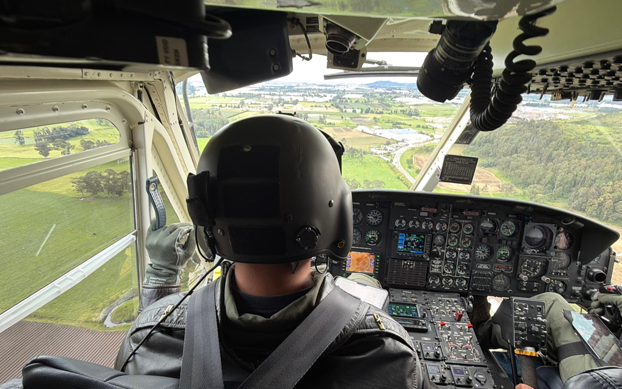 Comando Aéreo de Mantenimiento fortalece Plan Democracia en Sabana de Occidente