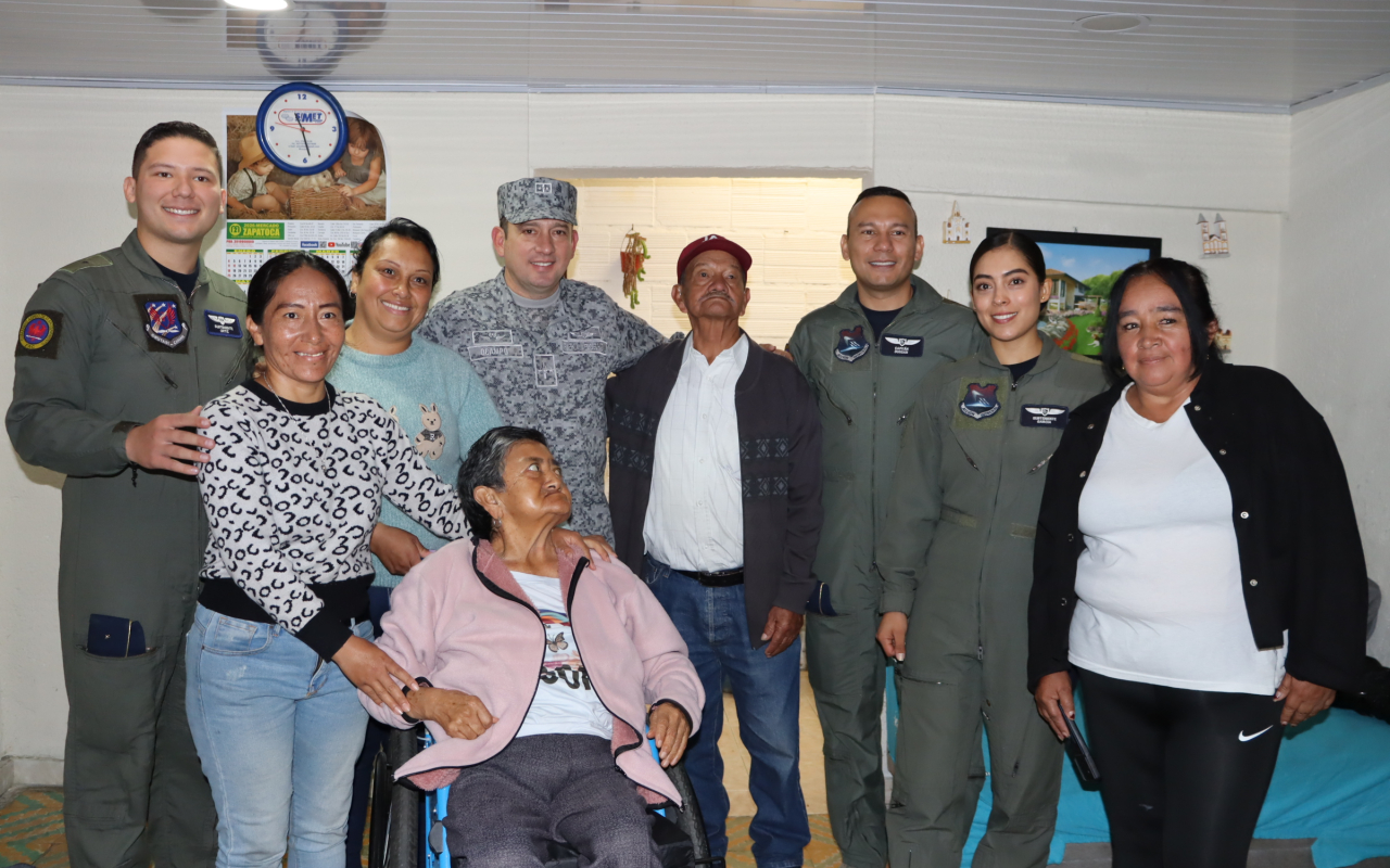 Acciones solidarias mejoran el bienestar de una adulta mayor en Funza, Cundinamarca
