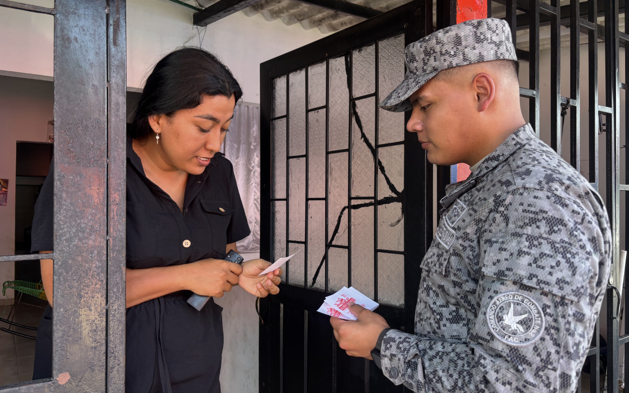Operaciones de sensibilización en el oriente colombiano