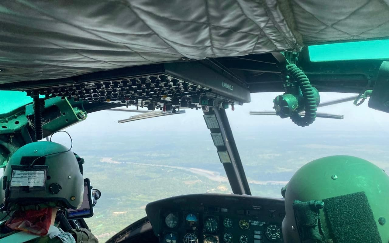 Operaciones aéreas fortalecen la movilidad en el suroriente colombiano
