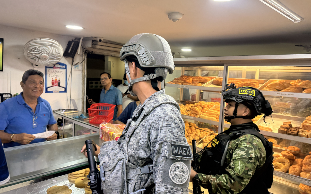 Patrullajes contra la extorsión en Malambo son realizados por la Fuerza Pública