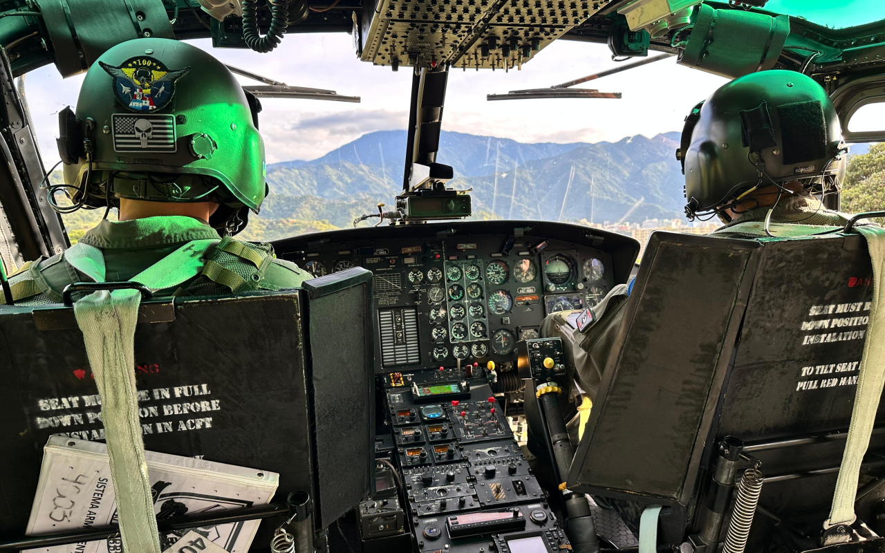 Helicópteros fortalecieron la vigilancia aérea durante la jornada electoral