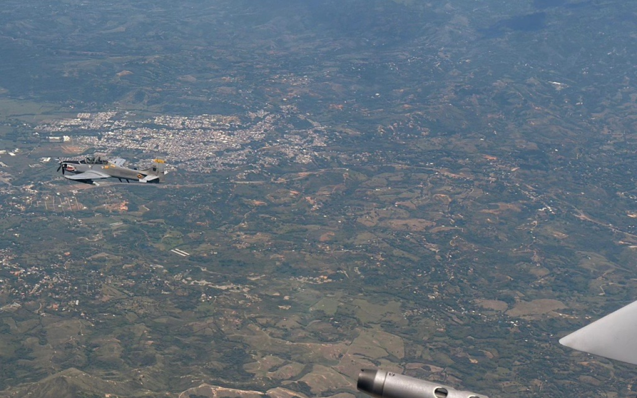 Operaciones aéreas para control y monitoreo constante en el suroccidente colombiano