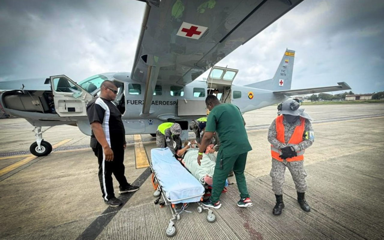 Adulta mayor fue trasladada vía aérea desde Providencia a San Andrés